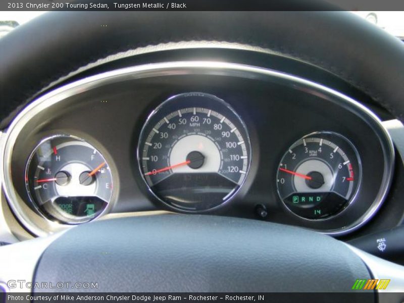 Tungsten Metallic / Black 2013 Chrysler 200 Touring Sedan