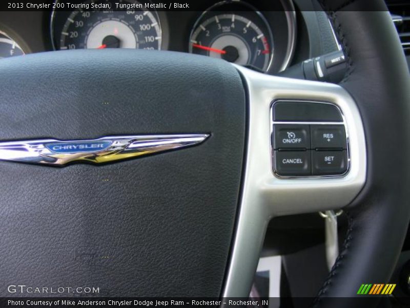 Tungsten Metallic / Black 2013 Chrysler 200 Touring Sedan
