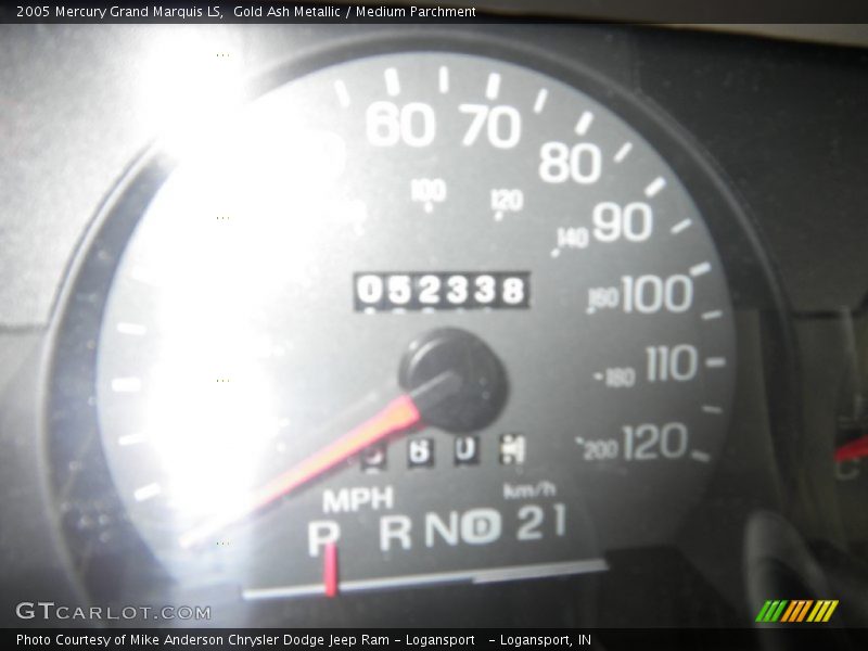 Gold Ash Metallic / Medium Parchment 2005 Mercury Grand Marquis LS
