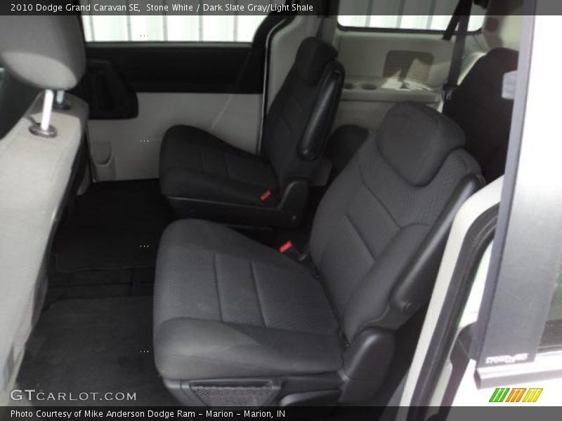 Stone White / Dark Slate Gray/Light Shale 2010 Dodge Grand Caravan SE