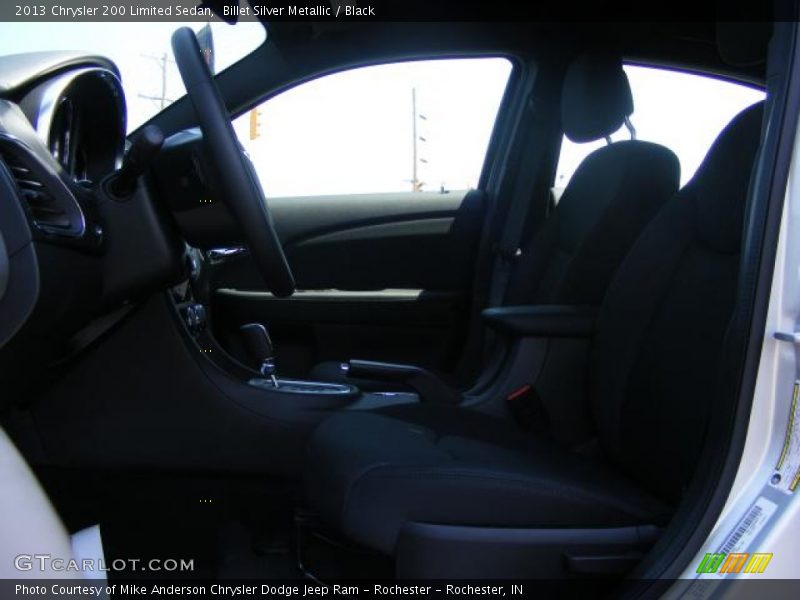Billet Silver Metallic / Black 2013 Chrysler 200 Limited Sedan