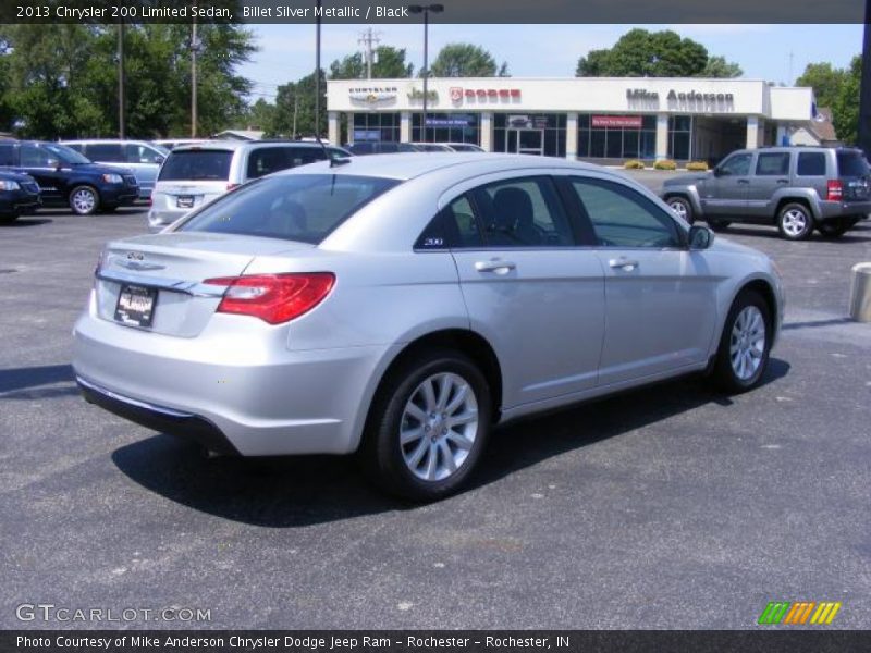 Billet Silver Metallic / Black 2013 Chrysler 200 Limited Sedan