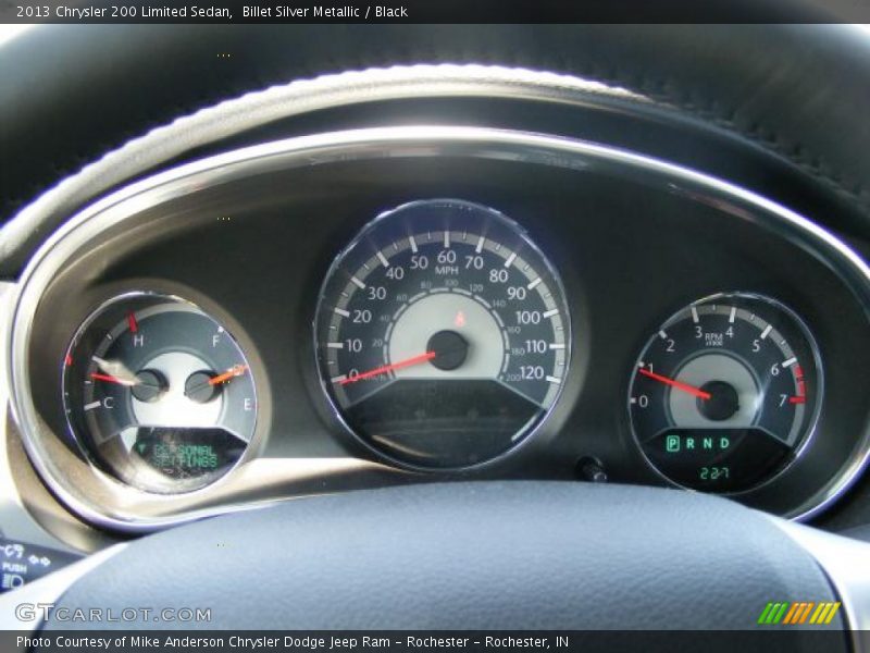 Billet Silver Metallic / Black 2013 Chrysler 200 Limited Sedan