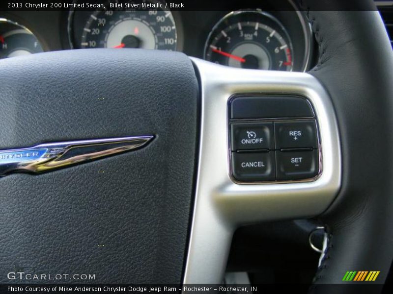 Billet Silver Metallic / Black 2013 Chrysler 200 Limited Sedan