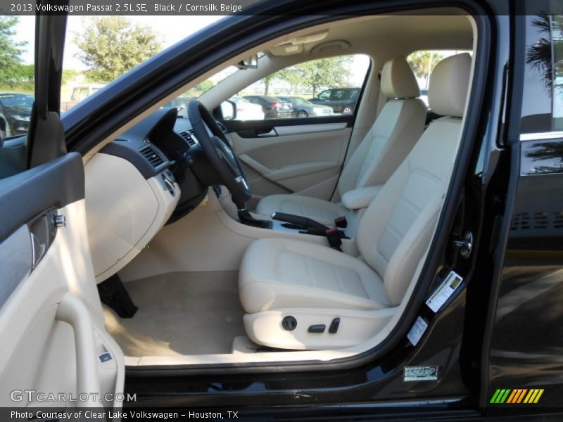 Black / Cornsilk Beige 2013 Volkswagen Passat 2.5L SE