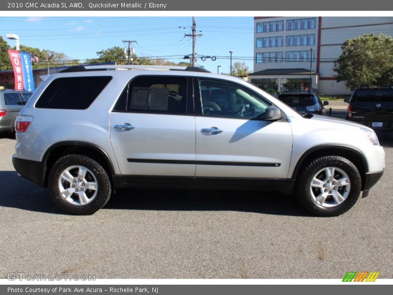 Quicksilver Metallic / Ebony 2010 GMC Acadia SL AWD