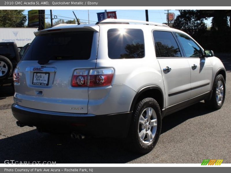 Quicksilver Metallic / Ebony 2010 GMC Acadia SL AWD