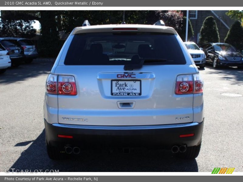 Quicksilver Metallic / Ebony 2010 GMC Acadia SL AWD