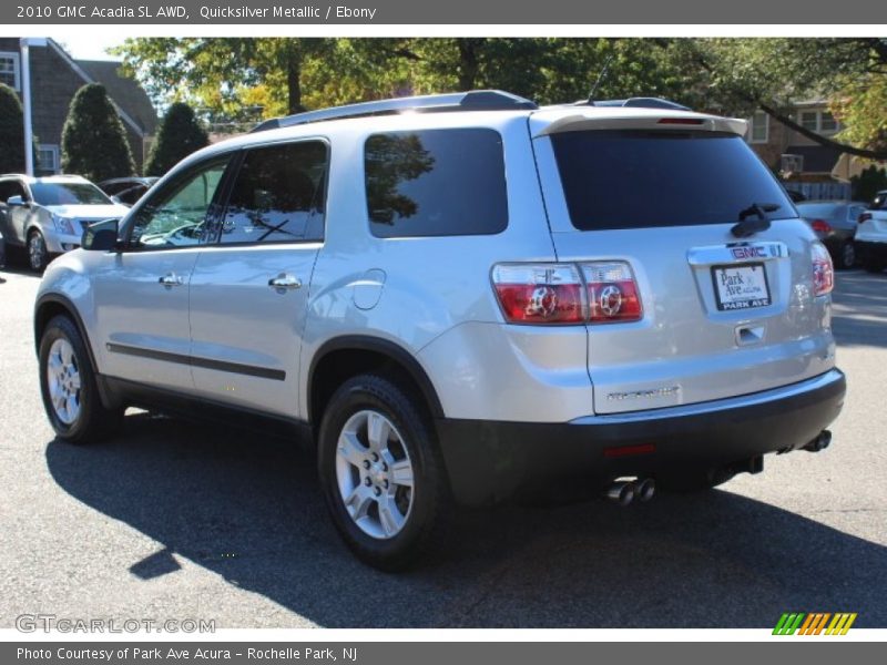 Quicksilver Metallic / Ebony 2010 GMC Acadia SL AWD