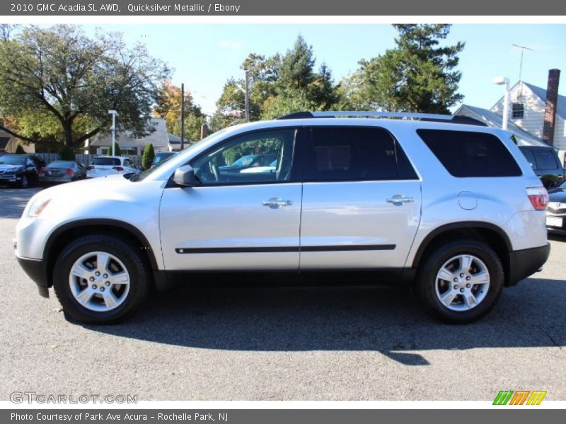 Quicksilver Metallic / Ebony 2010 GMC Acadia SL AWD