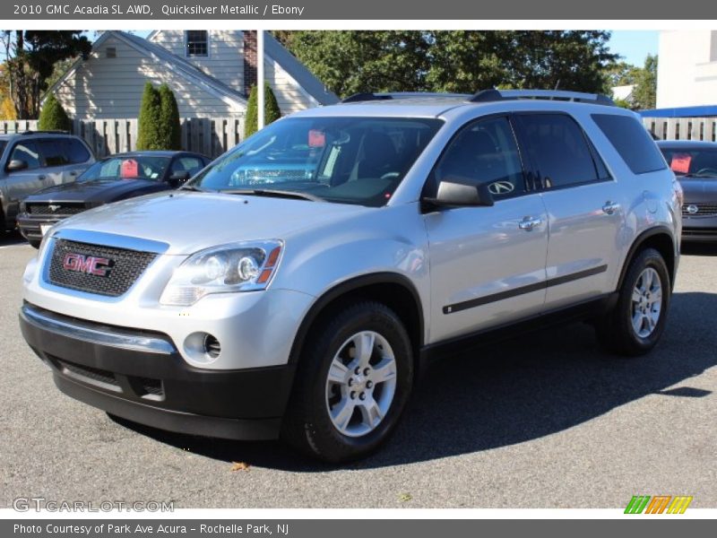 Quicksilver Metallic / Ebony 2010 GMC Acadia SL AWD
