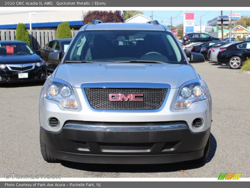 Quicksilver Metallic / Ebony 2010 GMC Acadia SL AWD