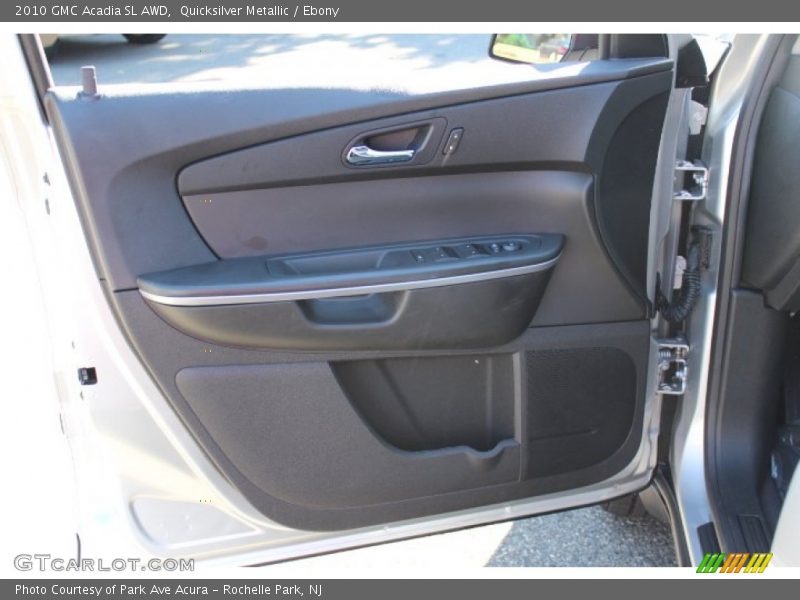 Quicksilver Metallic / Ebony 2010 GMC Acadia SL AWD