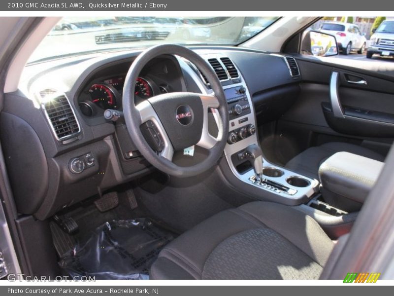 Quicksilver Metallic / Ebony 2010 GMC Acadia SL AWD