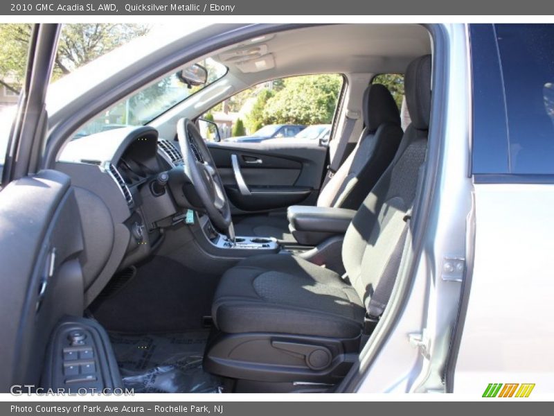 Quicksilver Metallic / Ebony 2010 GMC Acadia SL AWD