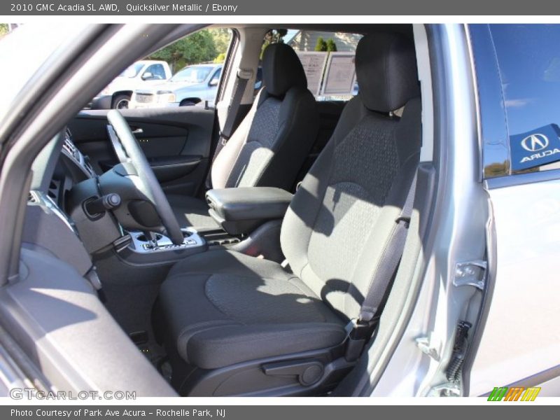 Quicksilver Metallic / Ebony 2010 GMC Acadia SL AWD