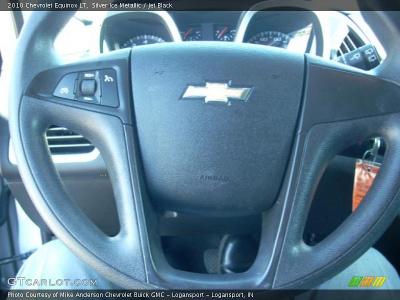 Silver Ice Metallic / Jet Black 2010 Chevrolet Equinox LT