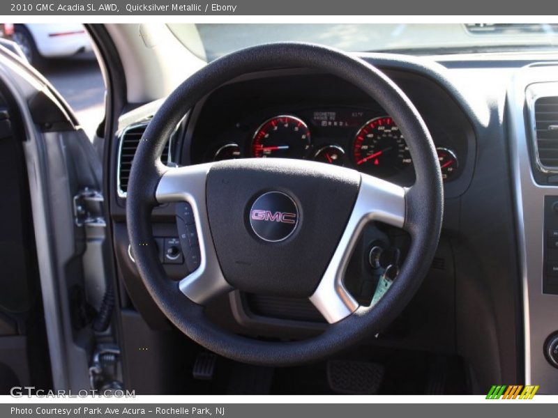 Quicksilver Metallic / Ebony 2010 GMC Acadia SL AWD