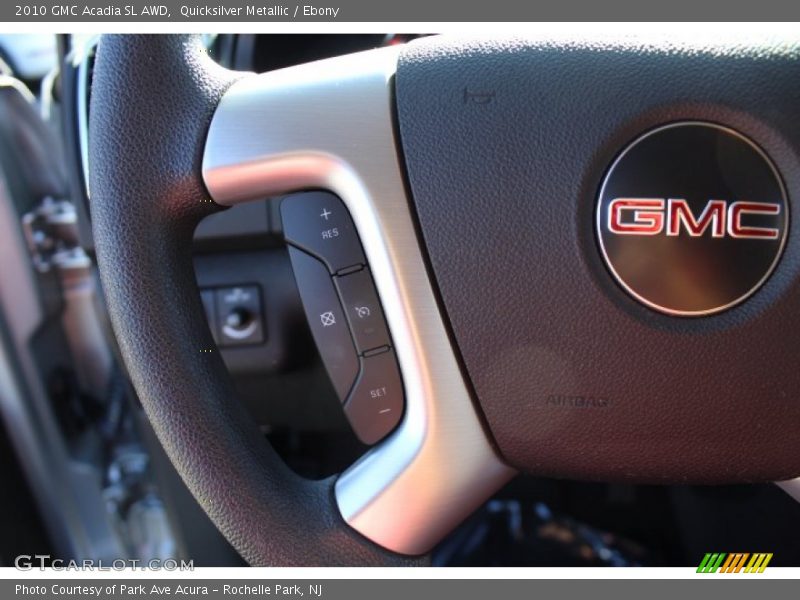 Quicksilver Metallic / Ebony 2010 GMC Acadia SL AWD