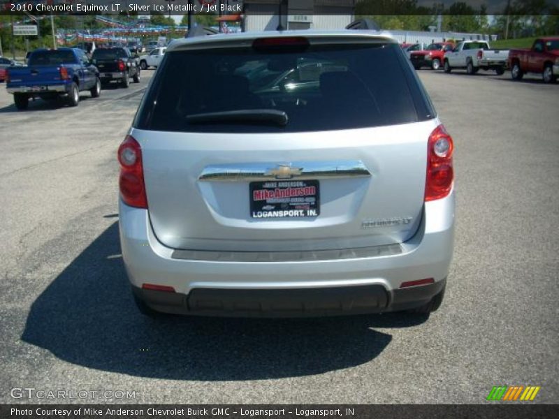 Silver Ice Metallic / Jet Black 2010 Chevrolet Equinox LT
