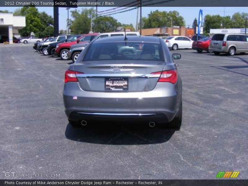 Tungsten Metallic / Black 2012 Chrysler 200 Touring Sedan