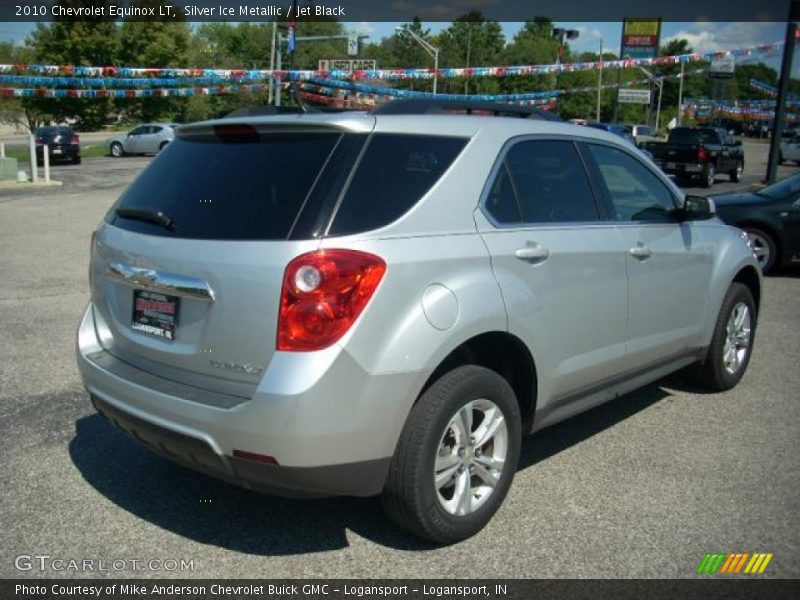 Silver Ice Metallic / Jet Black 2010 Chevrolet Equinox LT