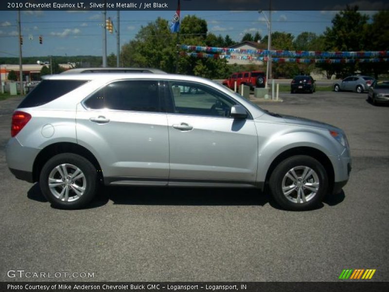 Silver Ice Metallic / Jet Black 2010 Chevrolet Equinox LT