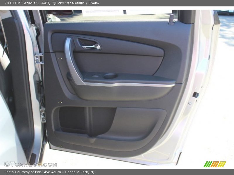 Quicksilver Metallic / Ebony 2010 GMC Acadia SL AWD