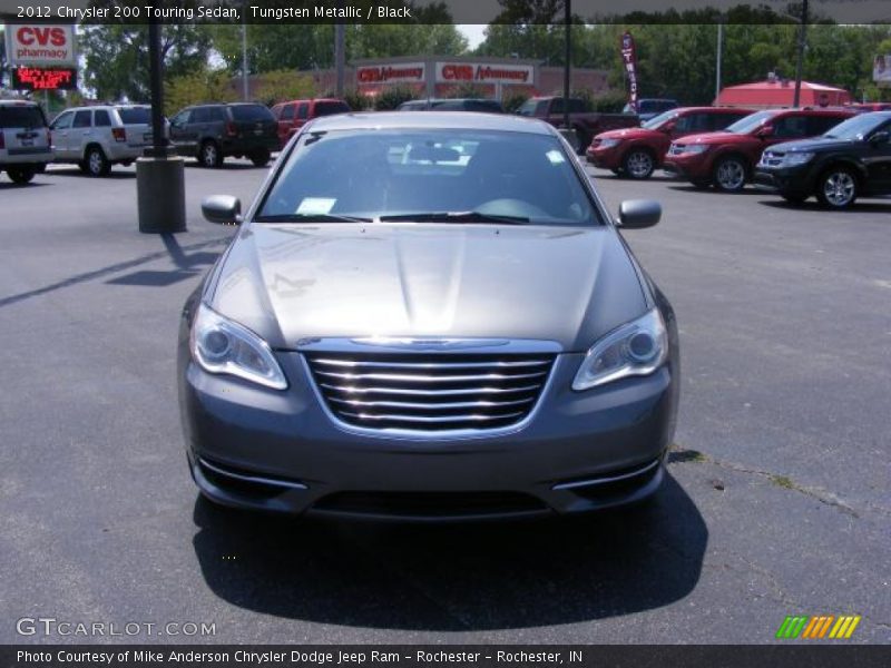 Tungsten Metallic / Black 2012 Chrysler 200 Touring Sedan