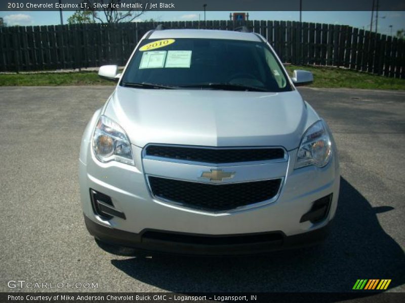 Silver Ice Metallic / Jet Black 2010 Chevrolet Equinox LT