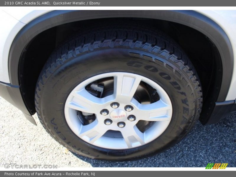 Quicksilver Metallic / Ebony 2010 GMC Acadia SL AWD