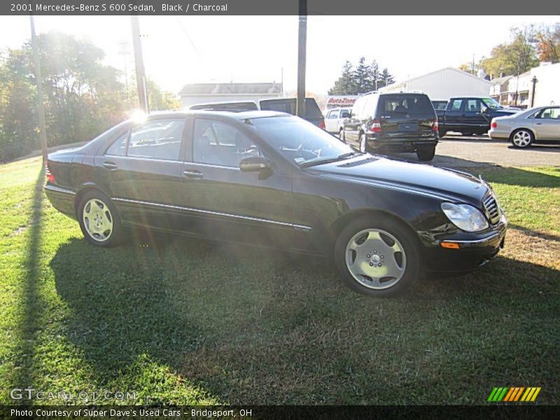 Black / Charcoal 2001 Mercedes-Benz S 600 Sedan