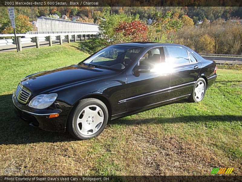 Black / Charcoal 2001 Mercedes-Benz S 600 Sedan