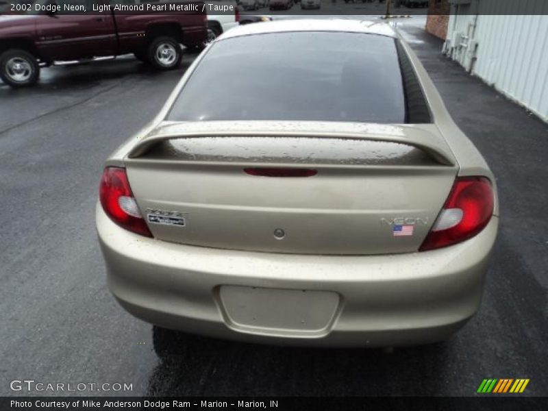 Light Almond Pearl Metallic / Taupe 2002 Dodge Neon