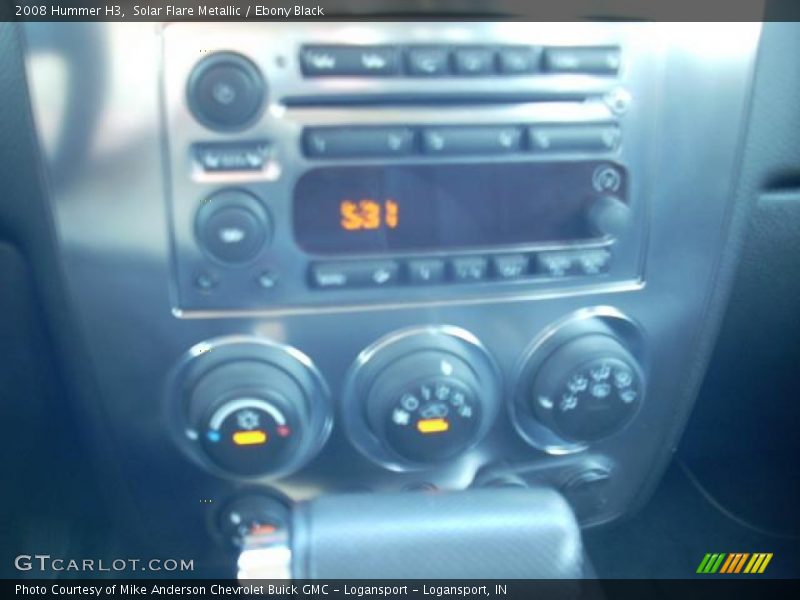 Solar Flare Metallic / Ebony Black 2008 Hummer H3