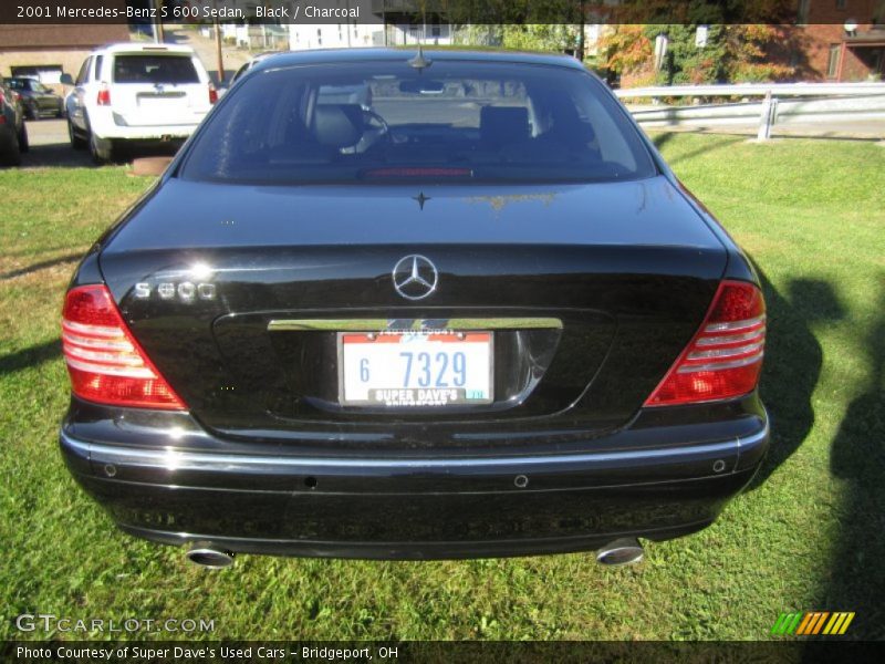 Black / Charcoal 2001 Mercedes-Benz S 600 Sedan