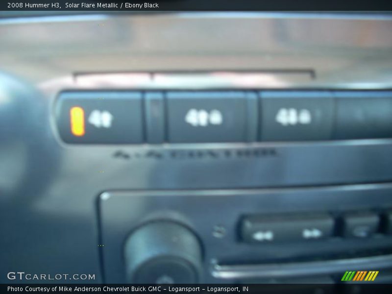 Solar Flare Metallic / Ebony Black 2008 Hummer H3