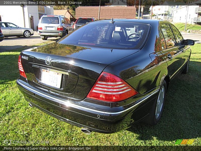 Black / Charcoal 2001 Mercedes-Benz S 600 Sedan