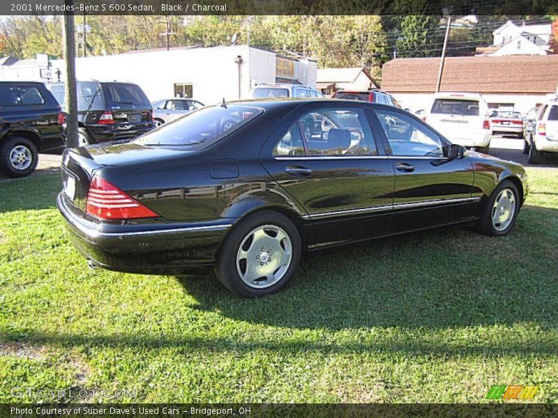 Black / Charcoal 2001 Mercedes-Benz S 600 Sedan