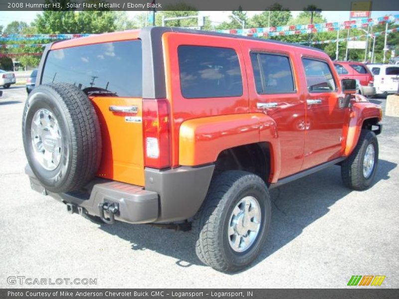 Solar Flare Metallic / Ebony Black 2008 Hummer H3