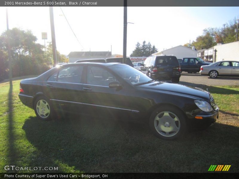 Black / Charcoal 2001 Mercedes-Benz S 600 Sedan