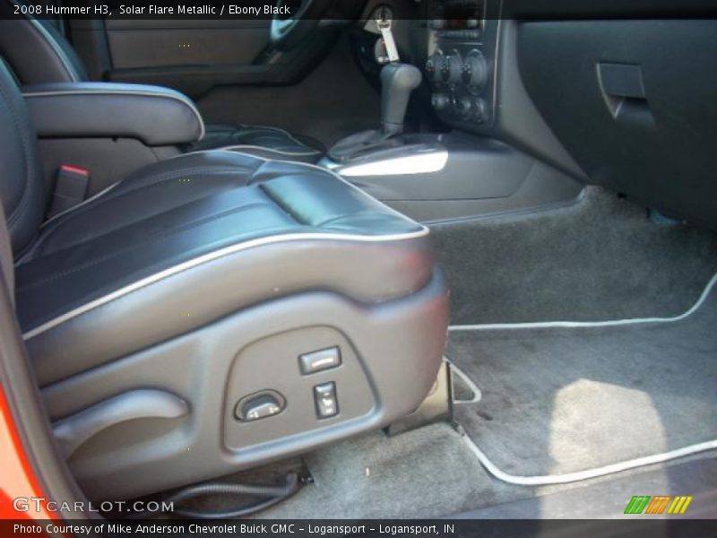 Solar Flare Metallic / Ebony Black 2008 Hummer H3