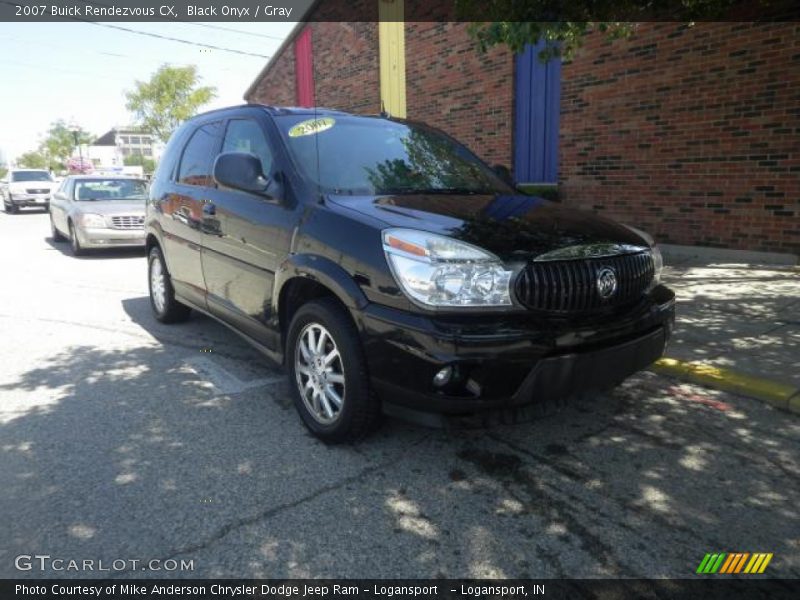 Black Onyx / Gray 2007 Buick Rendezvous CX