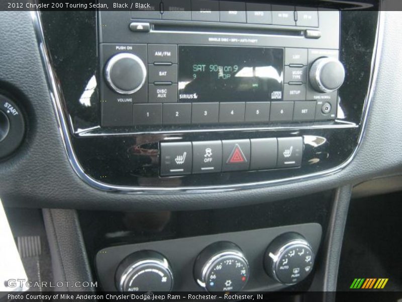 Black / Black 2012 Chrysler 200 Touring Sedan