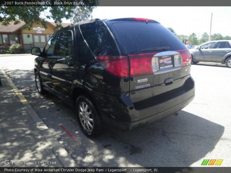 Black Onyx / Gray 2007 Buick Rendezvous CX