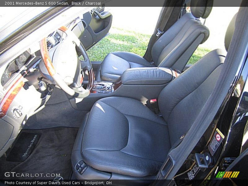 Black / Charcoal 2001 Mercedes-Benz S 600 Sedan