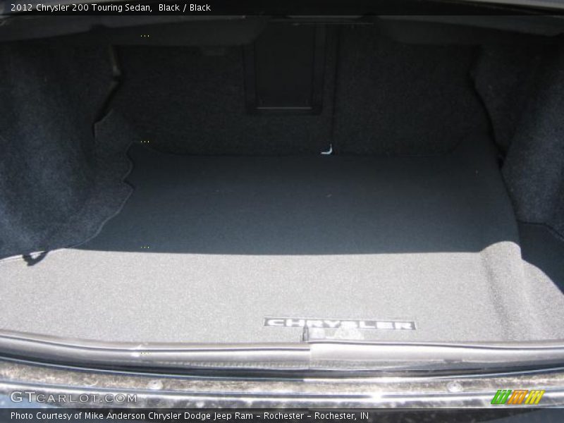 Black / Black 2012 Chrysler 200 Touring Sedan
