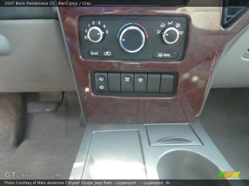 Black Onyx / Gray 2007 Buick Rendezvous CX