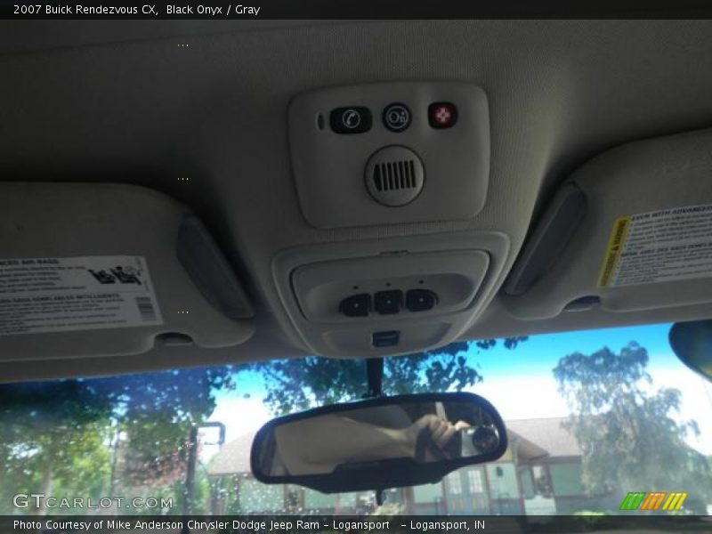 Black Onyx / Gray 2007 Buick Rendezvous CX