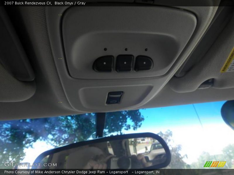Black Onyx / Gray 2007 Buick Rendezvous CX